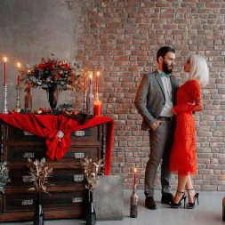 Фотосессия влюбленной пары в студии Фотосессия влюбленной пары в студии